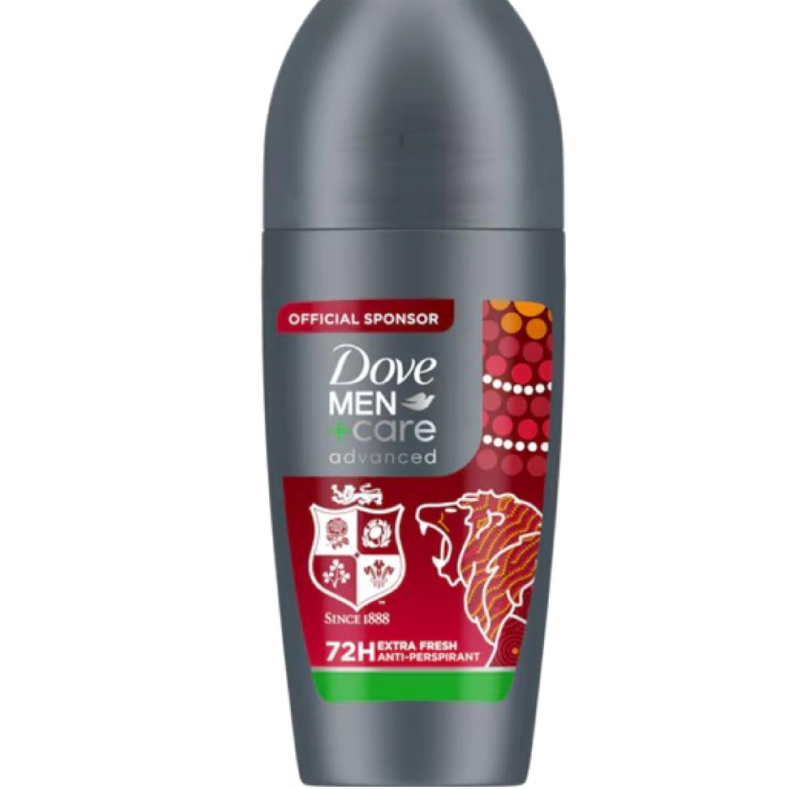 Dove Men+Care Advanced Extra Fresh Men's Antiperspirant Deodorant Roll On with ¼ moisturising cream & Triple Action technology for 72 hour sweat and odour protection 50 ml, Pack of 6