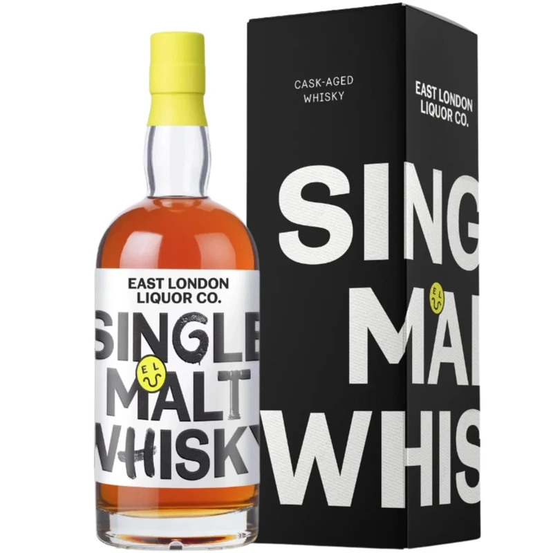 East London Liquor Company Single Malt English Whisky 70cl Gift Box 47% ABV