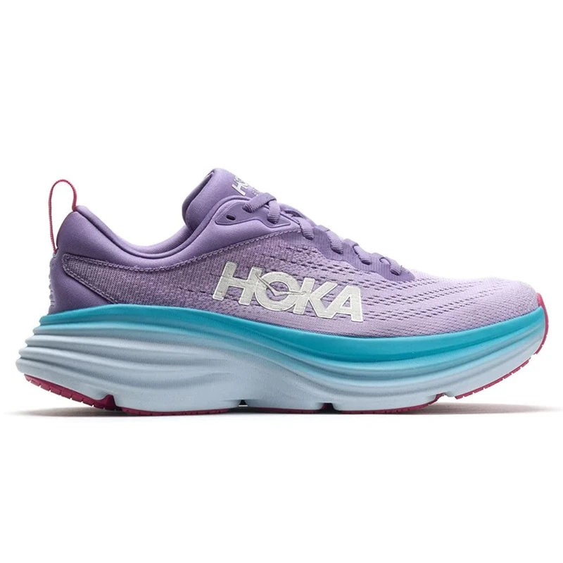 Hoka One One 1127952-CVPL W BONDI 8 Women CHALK VIOLET/PASTEL LILAC UK 5.5