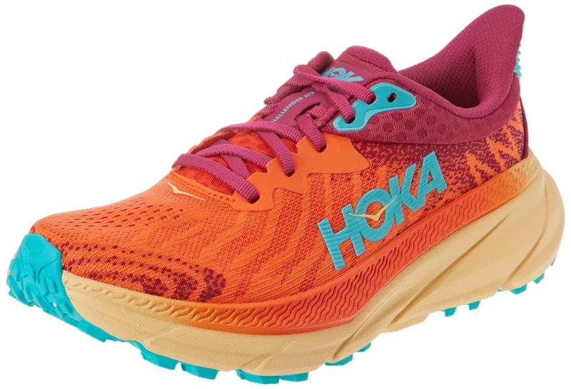 Hoka One One 1134498-FCJB W CHALLENGER ATR 7 Women FLAME/CHERRIES JUBILEE UK 7.5
