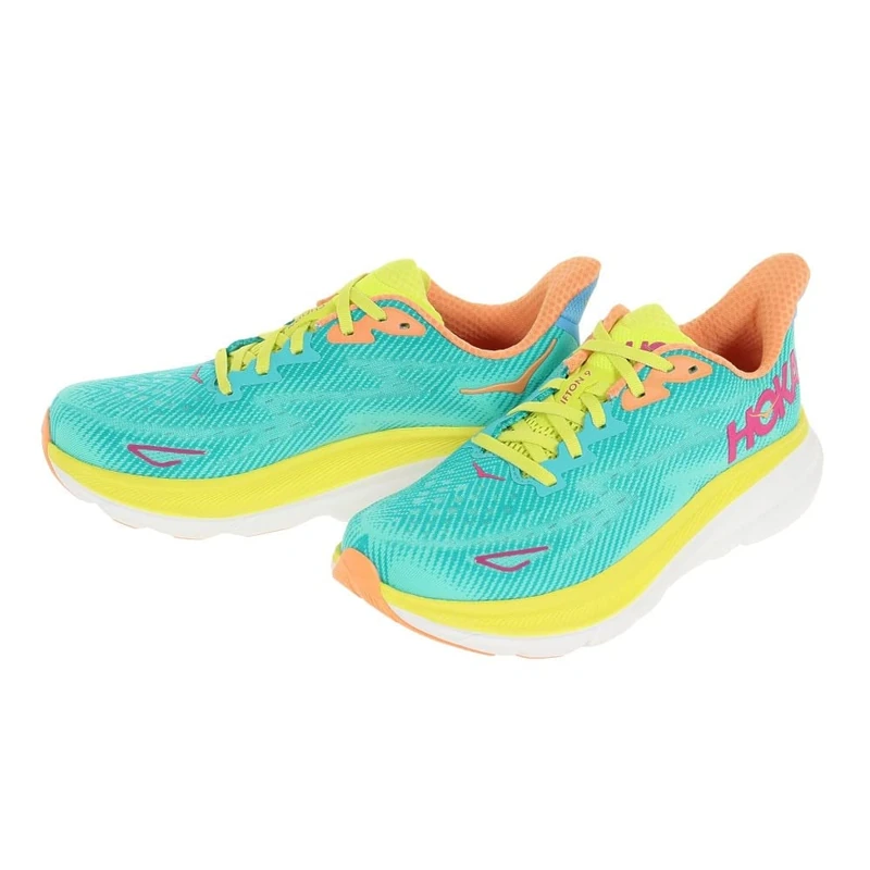Hoka One One 1127896-CEPR W CLIFTON 9 Women CERAMIC/EVENING PRIMROSE UK 8.5