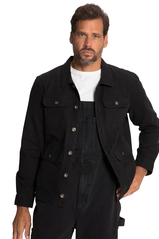 JP 1880 Workwear Men's Jacket, Up to 7 XL Jacket, black, L