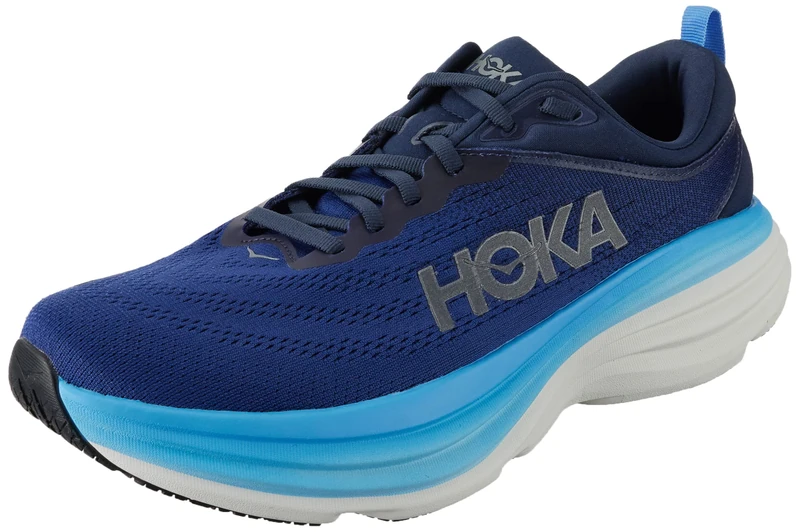 Hoka One One 1127953-OSAA M Bondi 8 Wide Men Outer Space/Bellwether Blue UK 8.5