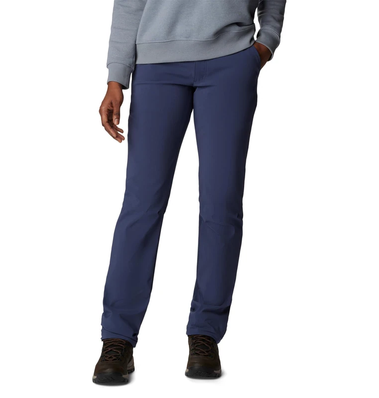 Columbia Women's Back Beauty Softshell Pant, Softshell Hiking Trousers, Nocturnal, Size 14/R