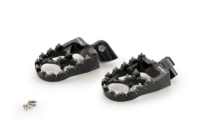 Puig 21203N Footpegs Off-Road Black