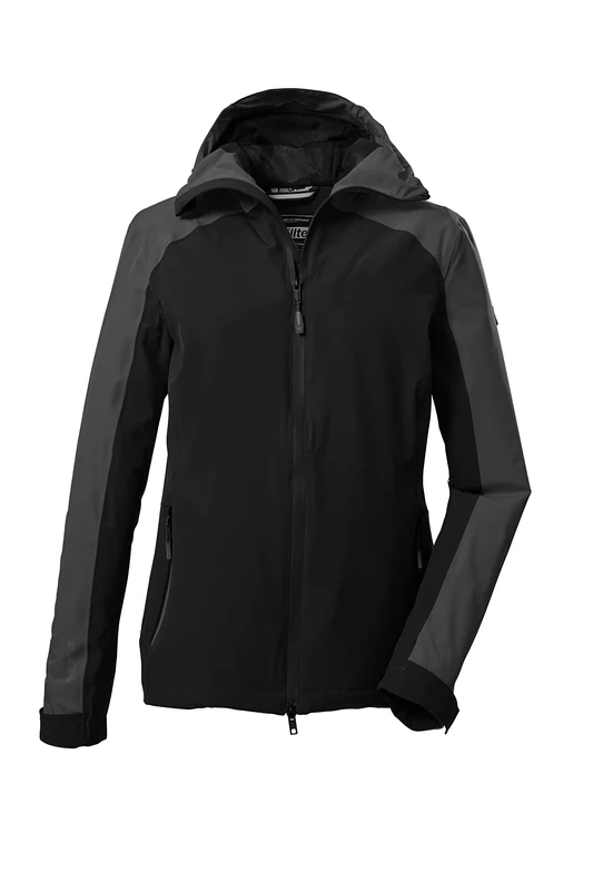 Killtec Women's Kos 30 Wmn Jacket Functional Jacket/Outdoor Jacket with Hood and Underarm Ventilation