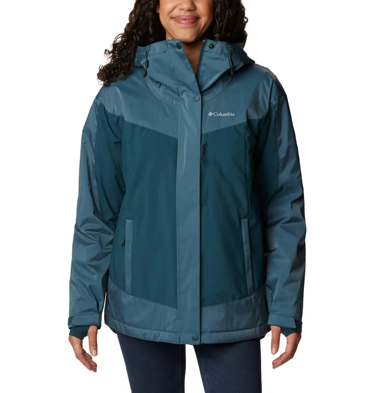 Columbia Women's Point Park Insulated Winter Jacket, Night Wave Sheen, Night Wave, S