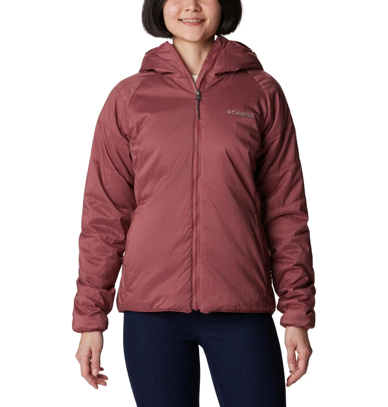 Columbia Women's Kruser Ridge II Plush Softshell Lightweight Windbreaker Jacket, Beetroot Heather, M