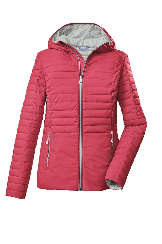 Killtec Women's Kos 117 Wmn Qltd Jacket Quilted Jacket with Hood/Jacket in Down Look