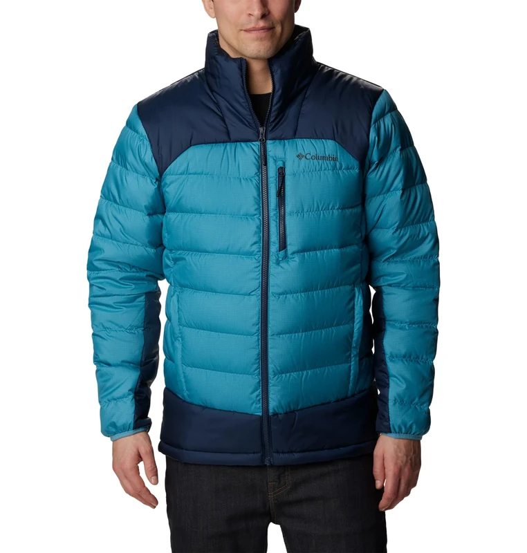 Columbia Men's Autumn Park Down Puffer Jacket, Shasta, Collegiate Navy, L