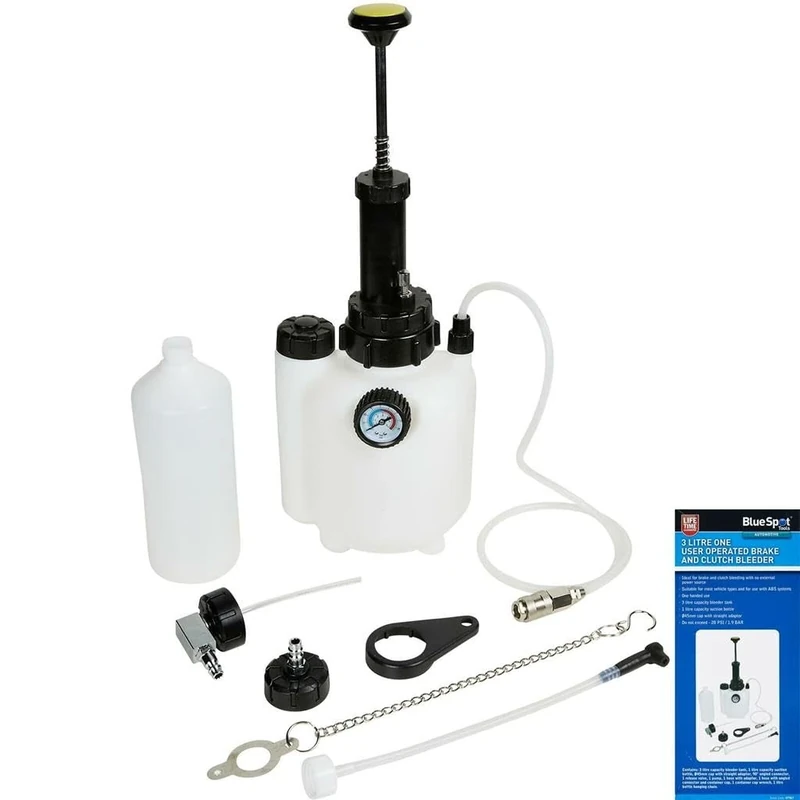 Blue Spot Tools 3 Litre One User Operated Brake and Clutch Bleeder
