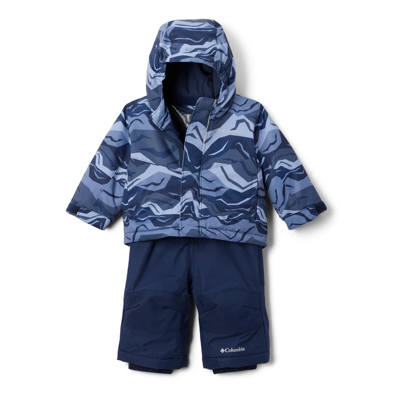 Columbia Unisex Baby Buga Set Snowsuit Romper, Collegiate Navy Tectonic, 6/12