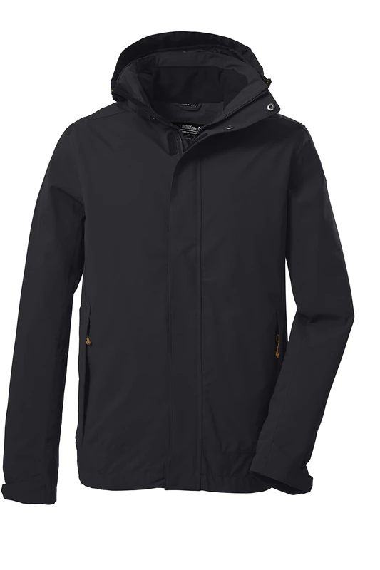 Killtec KOS 87 MN JCKT_XENIOS 39147-000 Men's Functional Outdoor Jacket with Zip-Off Hood Black XXL