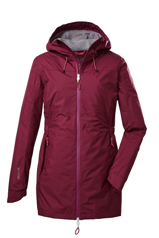 Killtec KOS 54 WMN JCKT 39169-000 Women's Functional Outdoor Jacket with Hood Dark Pink 44