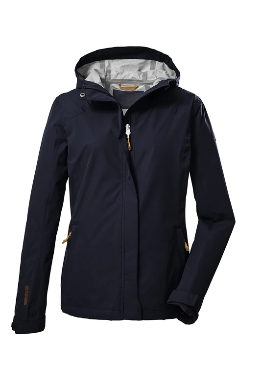 Killtec Women's Kos 49 Wmn Jckt 2 1/2 Layer Functional Outdoor Jacket with Hood, Packable, Dark Navy, 40