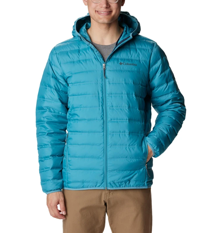 Columbia Men's Lake 22 Down Hooded Jacket, Hooded Puffer Down Jacket, Shasta, Size S
