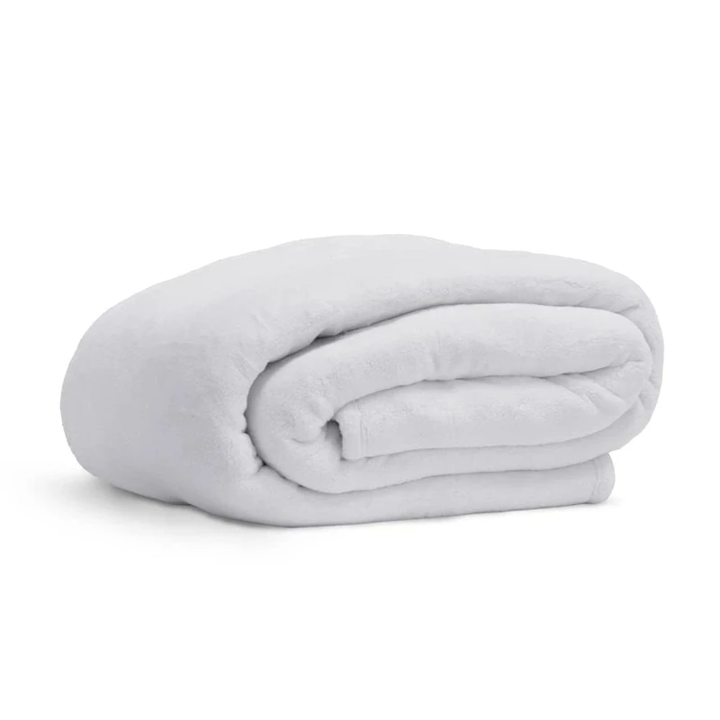 Jennifer Adams Ultra-Plush Blanket Queen/Full, Soft and Lightweight Cloud Bed Blankets (Whisper Gray) - Image 1