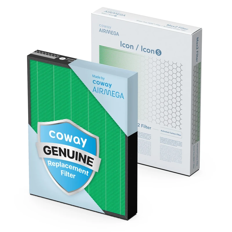 Coway Airmega Icons True HEPA Air Purifier Replacement Filter, Black