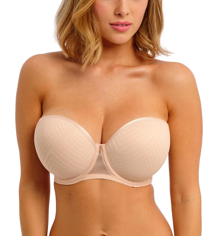 Freya Tailored Moulded Strapless Bra Natural Beige Beige 36DD