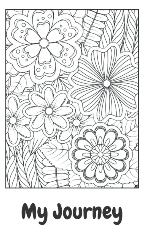 Color My Journal: Adult Flowers