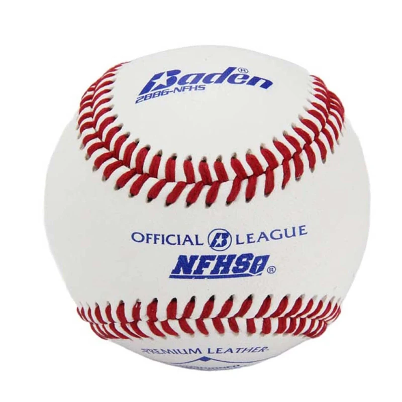 Baden Official NFHS Raised Seams Leather Baseball - 2BBG-NFHS (Dozen)