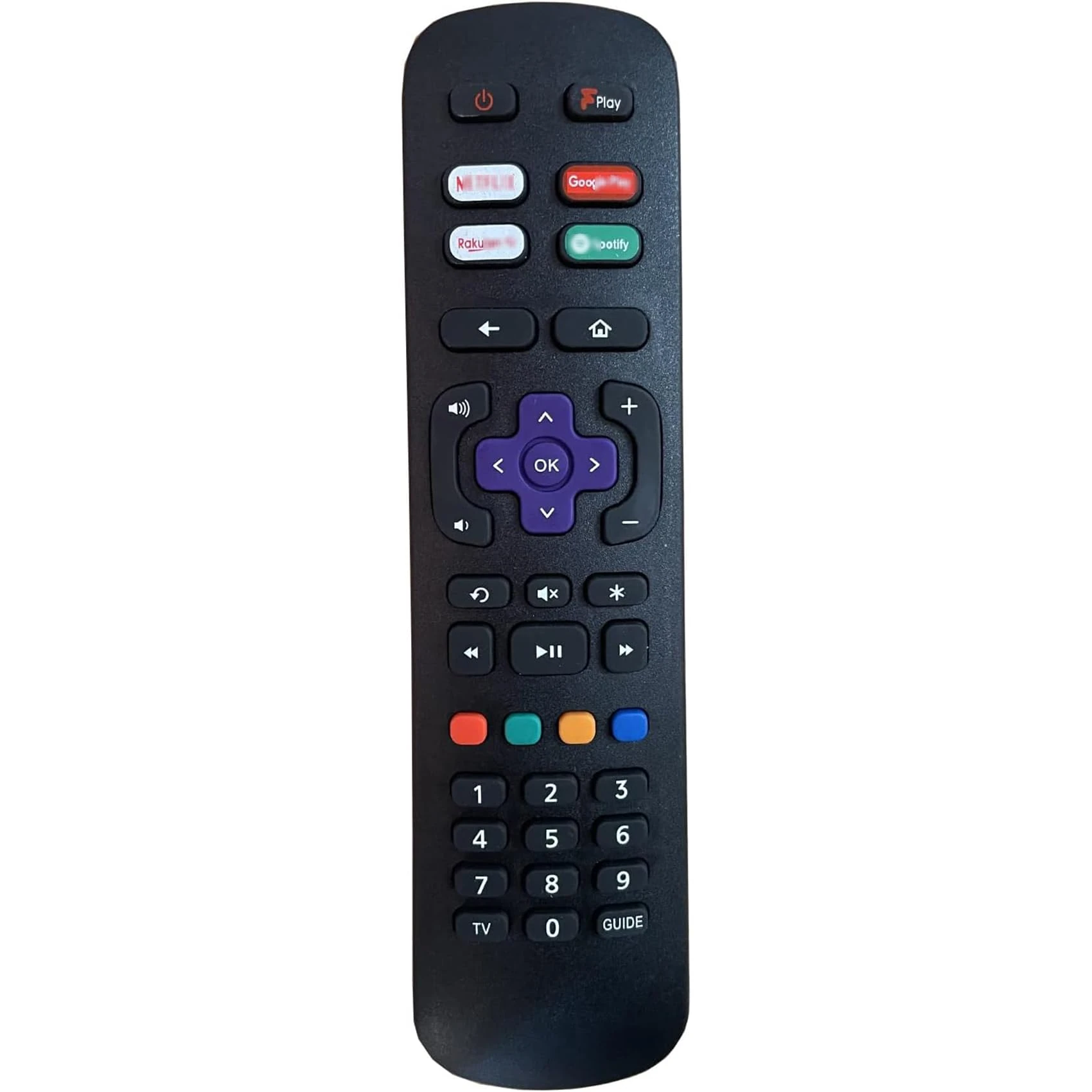 for hisense roku tv remote control compatible for Hisense Roku Remote Control fit for R43B7120UK R50B7120UK R55B7120UK R65B7120UK compatible Hisense Roku TV B7120 - No Setup Required