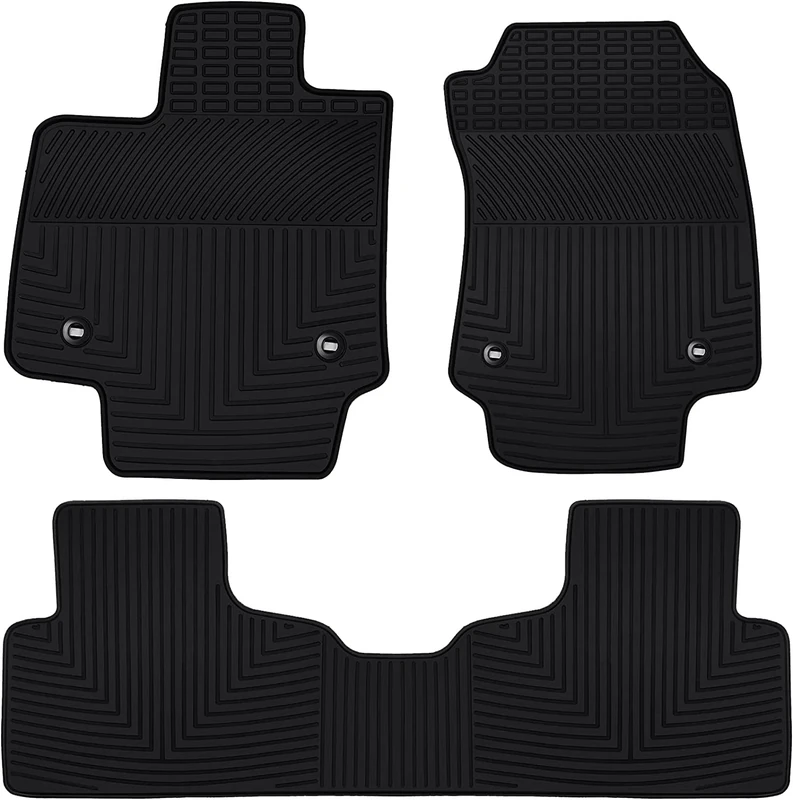 Matericuo Car Floor Mats Custom Fit for Lexus NX250 NX350 NX350h NX450h+ 2022 2023 2024 Black Rubber Auto Liner Mats All Weather Protection Heavy Duty Odorless