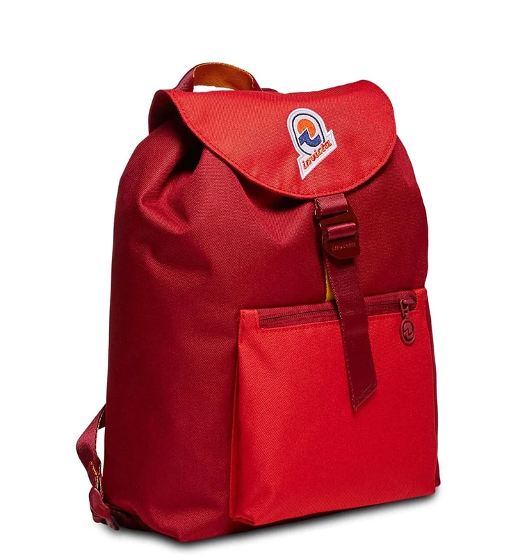 Invicta Backpack - MINI ALPINO COLORBLOCK, Red - Women's Leisure Bag - Office Backpack, Travel, red, Taglia unica, Modern