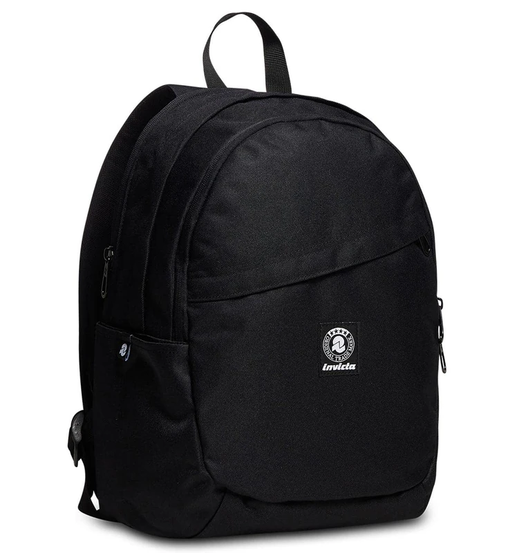 Invicta Backpack ON - Black - PC pocket - Studio, Work and Leisure - for Men Women, Black, Taglia unica, Modern