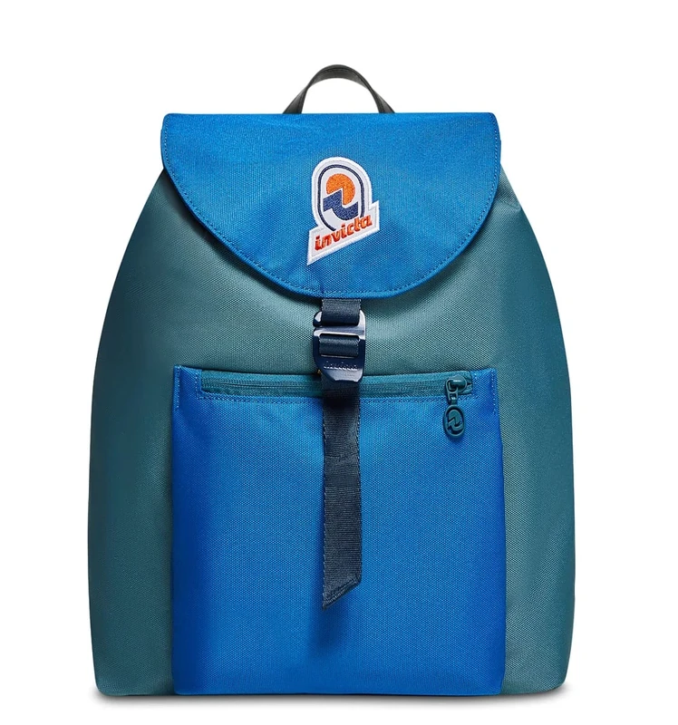 Invicta Backpack - ALPINO COLORBLOCK, Blue - Leisure - for Men Women, blue, Taglia unica, Modern
