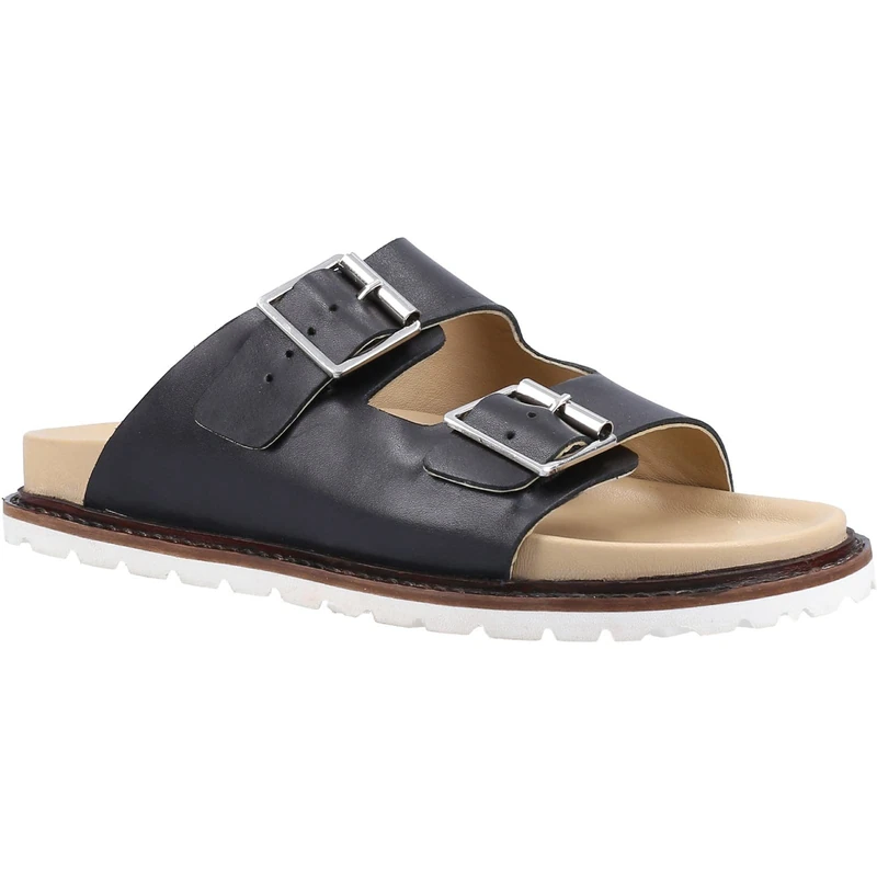 Hush Puppies Female Blakely Mule Sandal, Black, 4 - Image 1