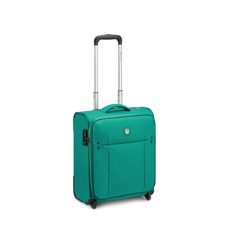 RONCATO Evolution Easyjet 2 Wheel Soft Cabin Trolley, Emerald, EasyJet 45 x 36 x 20 cm, 2 Wheel Cabin Trolley with Triple Combination Lock and TSA Perfect for Easyjet Flights
