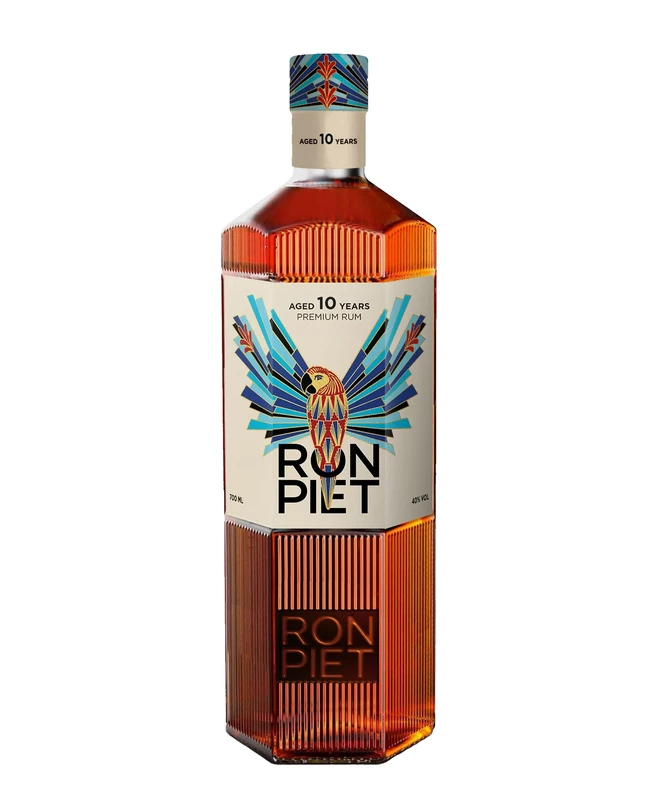 RON PIET | Premium Rum | Aged for 10 years | Single Cask Rum from Panama | Multi-Award Winning Rum | 70 cl | 40% ABV