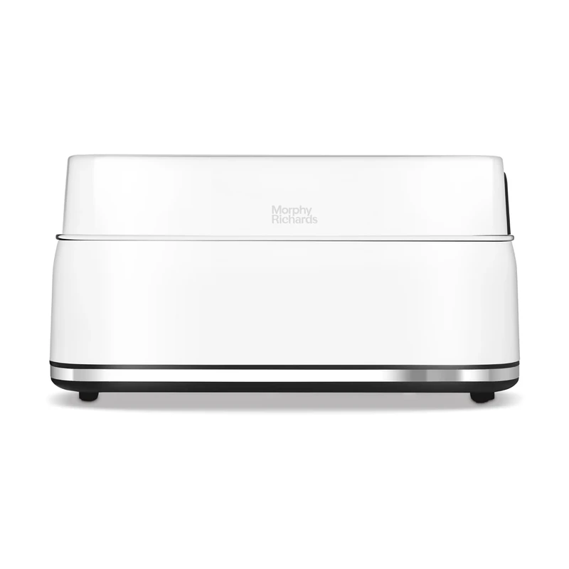 Morphy Richards Signature 4 Slice Long Slot Toaster, Defrost and Reheat, Hight Lift, 7 Browning Levels, Family Size, Stainless Steel, Matte Moonlight White, 245704