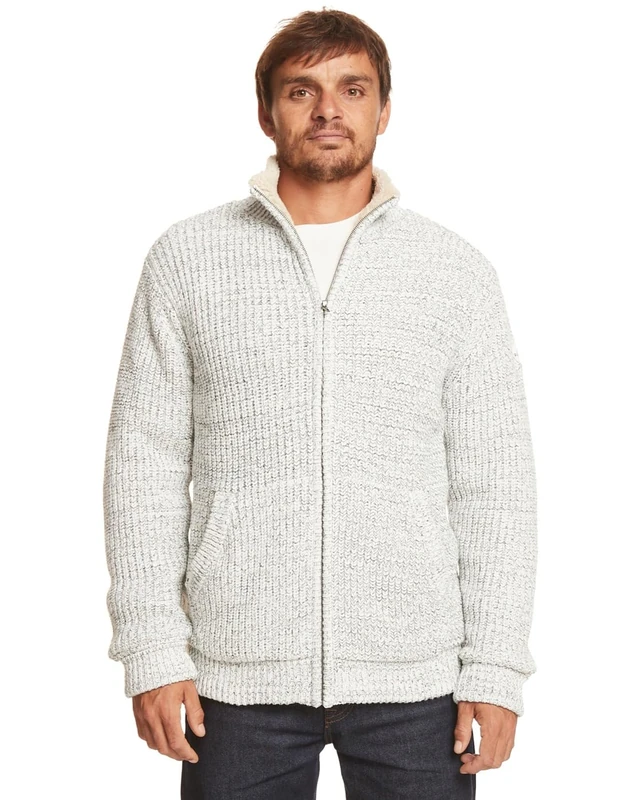 Quiksilver Boketto - Zip-Up Sherpa Lined Fleece for Men