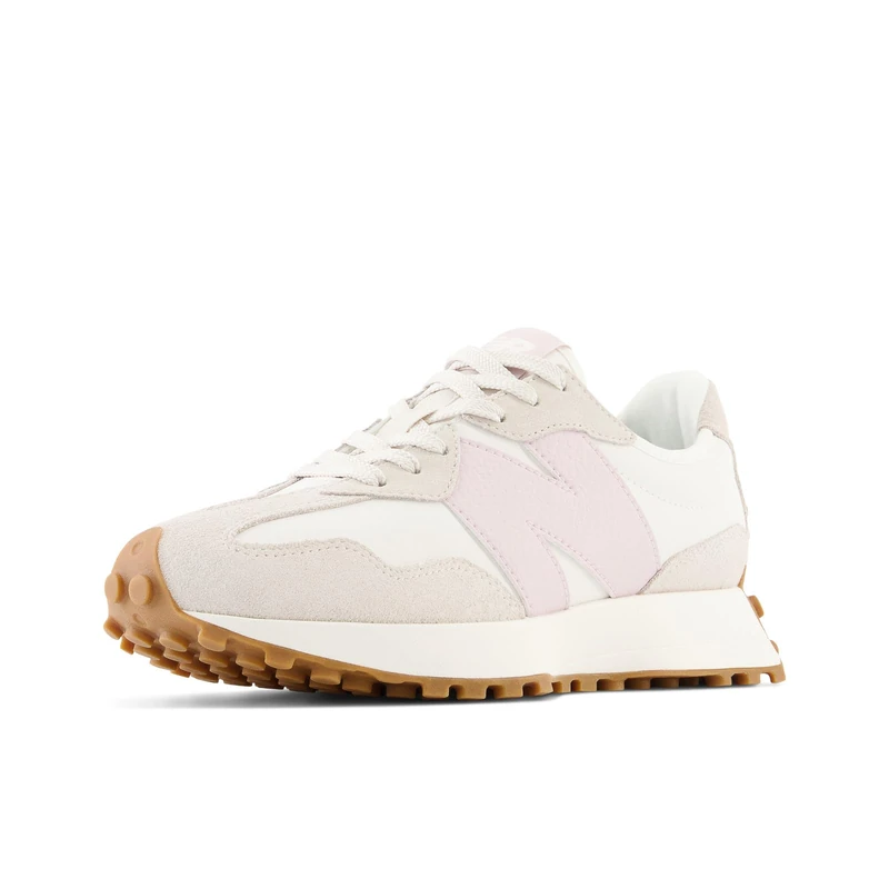 New Balance Women's 327 Shoes, Moonbeam/December Sky, 4/M