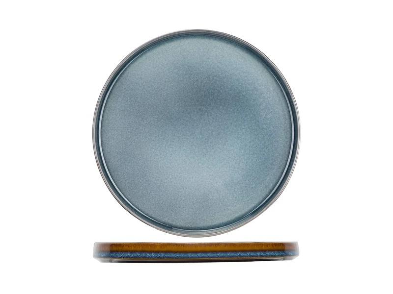 Cosy & Trendy Quintana Porcelain Dessert Plate Blue D 22 cm Pack of 6