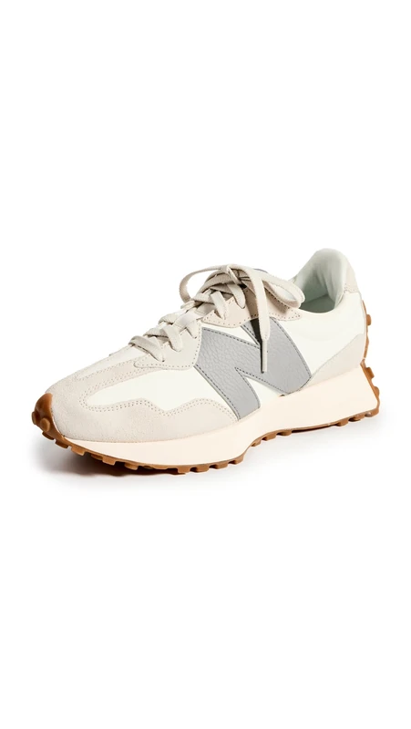 NEW BALANCE Unisex 327 Sneaker, Moonbeam Shadow Grey, 8 UK