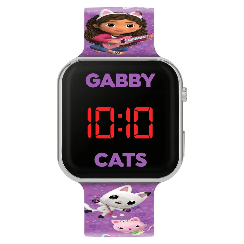 Disney Girl's Digital Quartz Watch with Silicone Strap GAB4033