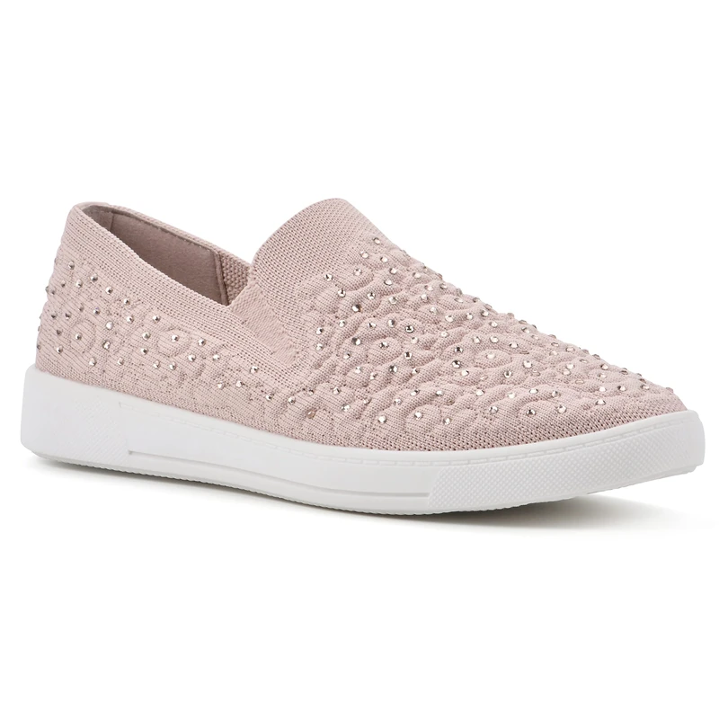WHITE MOUNTAIN Women's Unit Sneaker, Mauve/Fabric, 6 UK