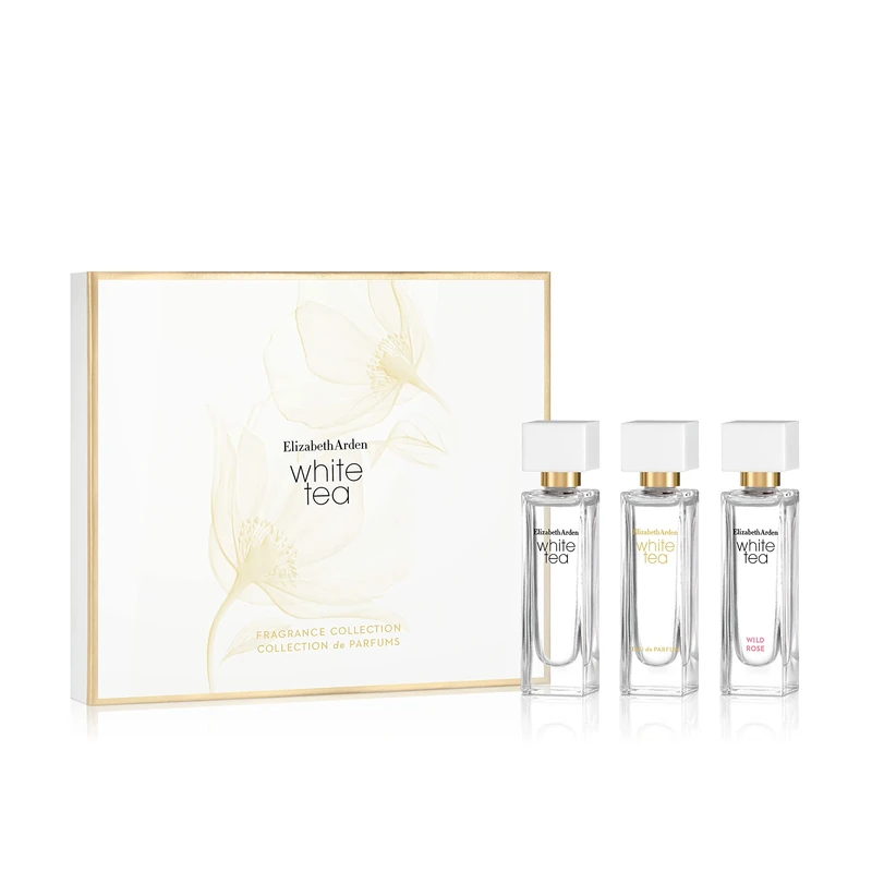 Elizabeth Arden WHITE TEA Collection Coffret (10ml x 3) 3-piece Gift Set, fragrance gifting for women