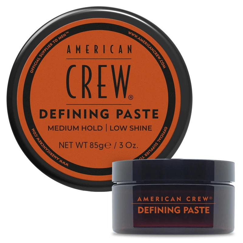 American Crew Defining Paste with Medium Hold & Low Shine, Gifts For Men, For Thickening & Texture, Matte Finish, Hair Styling Wax for Men - 85g