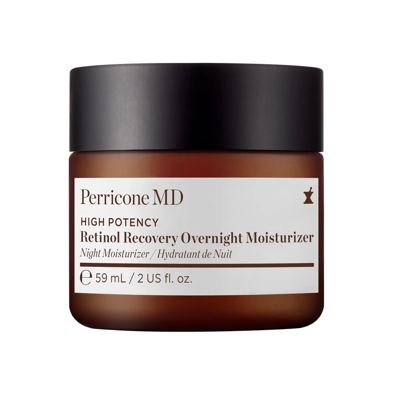 Perricone MD High Potency Retinol Recovery Overnight Moisturizer 59ml- Ultra-Nourishing Retinol Moisturiser with 3 Forms of Retinol – Overnight Hydration & Skin Renewal – Clinically Proven