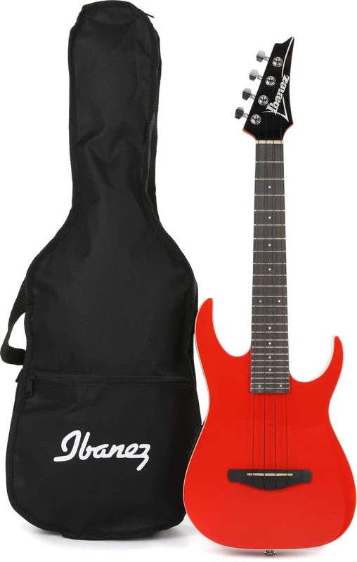 Ibanez RG Ukulele, Tenor, Electro-Acoustic, Sun Red High Gloss