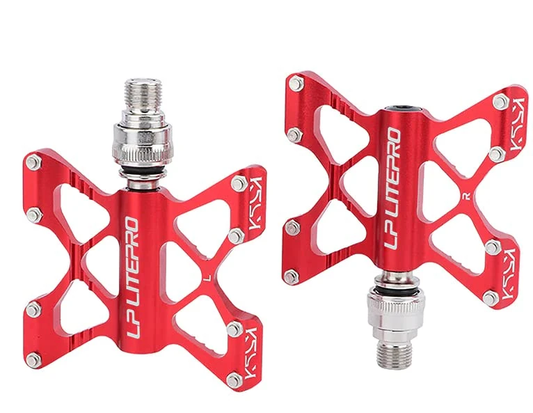 Quick Release Pedals For BROMPTON Pair RED