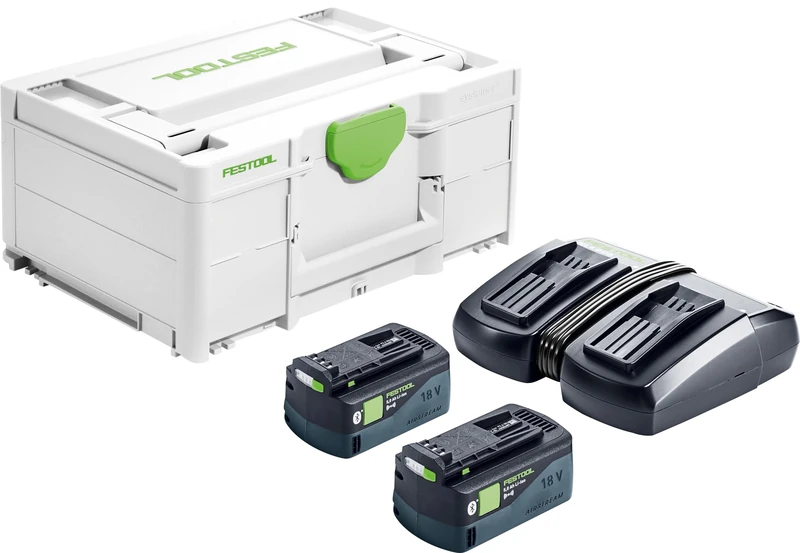 Festool Set de energía SYS 18V 2x5,0/TCL 6 Duo