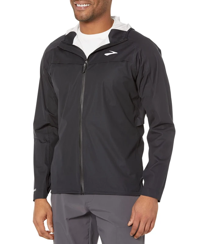 BROOKS 211448001 High Point Waterproof Jacket Jacket Men's Black Size 35