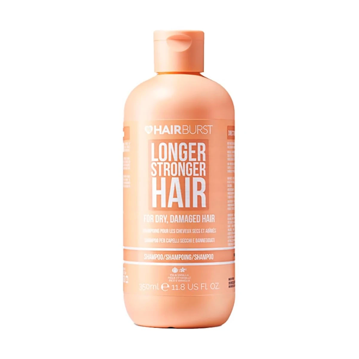 HAIR BURST Shampoo For Dry & Damaged Hair — Moisture Locking, Breakage Reducing, Colour Protecting - Enriched with Vitamin B5, Almond Oil & Fig Extract - Silicone Free UK Made