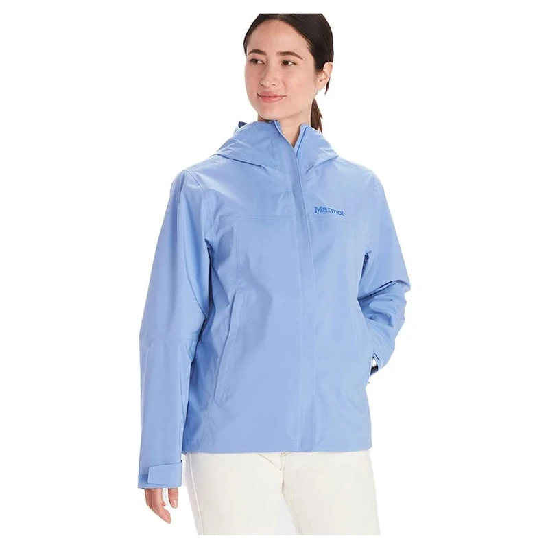 Marmot Women's PreCip Eco Pro Jacket, Waterproof Jacket, Lightweight Hooded Rain Jacket, Windproof Raincoat, Breathable Windbreaker, Ideal for Running and Hiking