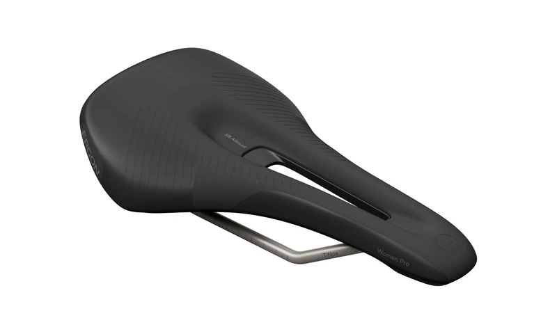 Ergon SR Allroad Pro Womens Bicycle Saddle, Carbon Shell and TiNox Rails, Black, Size Medium/Large